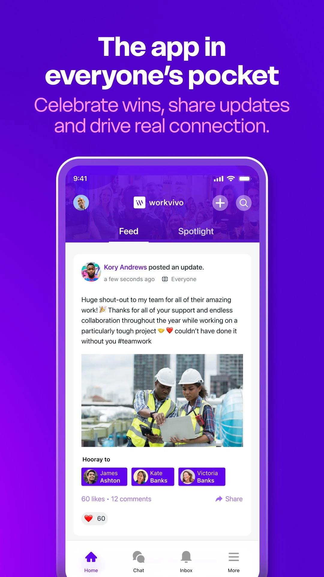 Workvivo screenshot